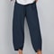 Elegant Autumn Joggers, Street Wear Women Clothes, Cotton Linen Sweatpants, Casual Women Pants