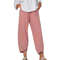Elegant Autumn Joggers, Street Wear Women Clothes, Cotton Linen Sweatpants, Casual Women Pants