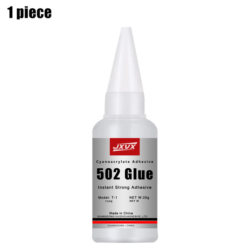 Instant Quickdrying 502 Super Glue Strong Bond Cyanoacrylate Adhesive Metal Rubber Leather Wood Liq 5
