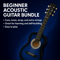 Blue Beginner Acoustic Guitar Bundle W Case Tuner Strap Extra Strings 1
