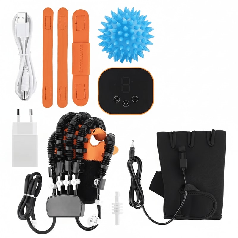 Left Right Hand Finger Rehabilitation Robot Gloves Stroke Hemiplegia Therapy Glove For Cerebral I 5