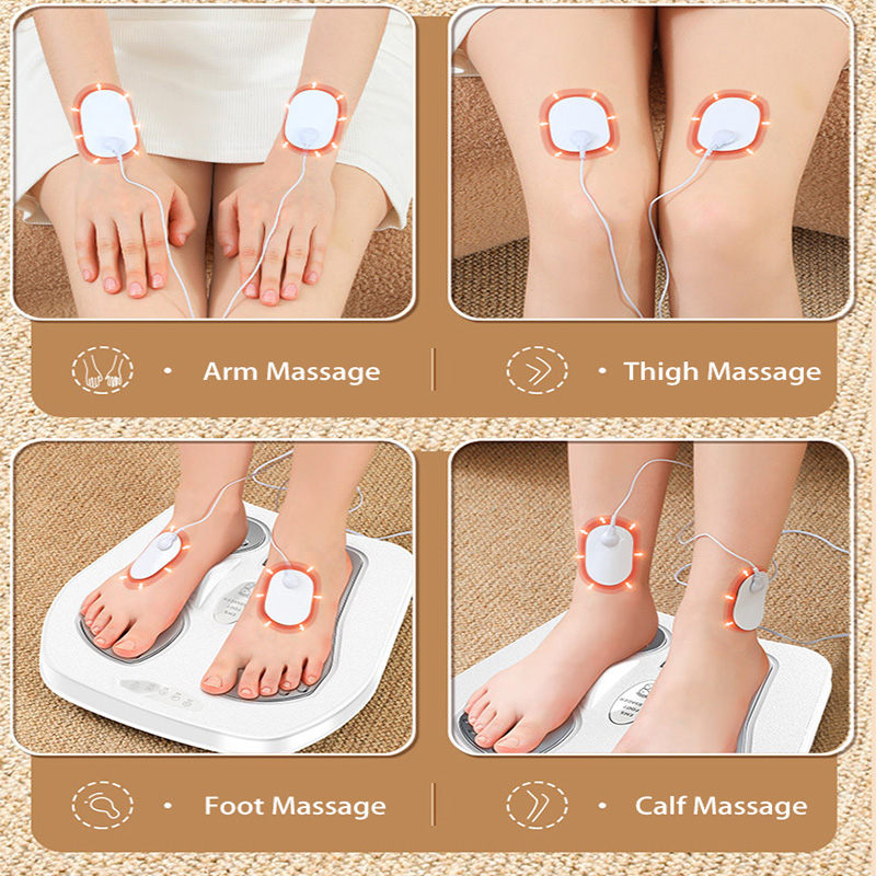 Vibration Foot Circulation Trainer With Heat Relax Tired Legs Improve Blood Flow 3