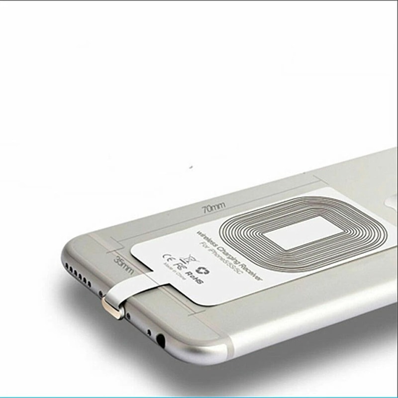 Fast Charging QI Wireless Adapter Compatible With Samsung Android Phones USB C Micro USB 4