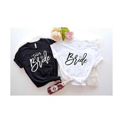 team bride shirts, wedding gifts, bridal shower, bridesmaid shirts, bachelorette party favors, engagement party shirts,