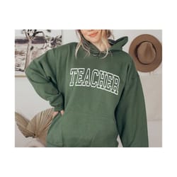 retro teacher sweatshirt & hoodie, teacher appreciation gift, back to school, new teacher gift, elementary school teache