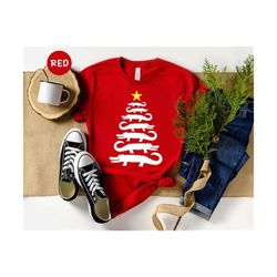 gator christmas tree shirt, wild alligator shirt, xmas funny animal tee, christmas party tee, christmas sweatshirt