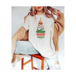 crocin around the christmas tree shirt / crocs christmas tree / christmas nurse gift / funny christmas sweater / funny c