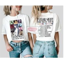 taylor the eras tour 2 sides t-shirt, eras tour shirt, taylor swiftie shirt, ts concert shirt, swiftie shirt, eras conce