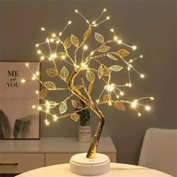 led tree usb lamp touch switch xmas night light home decoration