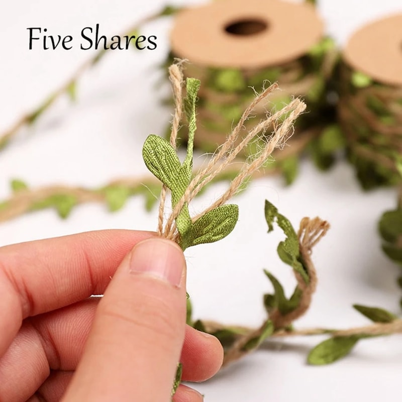 5M Natural Vintage Jute Cord String for Gift Wrapping, Craft | Inspire ...