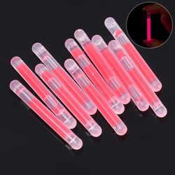 Bright Glowing Sticks: Colorful Chemical Fluorescence - 50/10Pcs for Wedding Decor, Night Fishing Float, Rod Lights