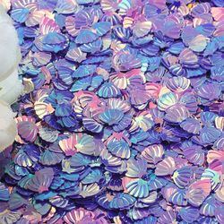 15g Iridescent Shell Confetti Glitter - Baby Shower, Mermaid Birthday Party DIY Decorations & Favors