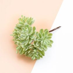6pcs silk flowers artificial plants home wedding decoration fake plastic christmas wreaths