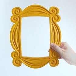 friends tv show yellow door photo frame | polyresin picture display for desk, table top, gallery - hanging home decor