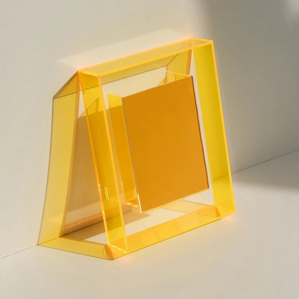 55BP5InchTransparentAcrylicPhotoFrameBoxPhotocardHolderInteriorFramePictureDisplayStand