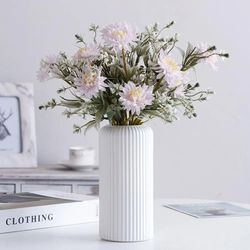 practical imitation rattan flower vase: reusable centrepiece decor