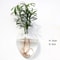 wfMGFashionWallHangingGlassFlowerVaseTerrariumWallFishTankAquariumContainerFlowerPlante