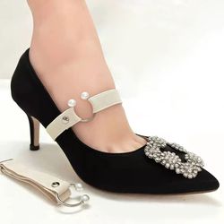 adjustable anti-skid ankle straps for women's high heels - shoe accessories bundle