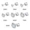 0hfO1pieceMedicalStainlesssteelCrystalZirconEarStudsEarringsTragusCartilageHypoallergeni