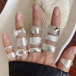 Handmade 925 Sterling Silver Heart Ring for Women - Open Finger Design, Allergy-Free Shining Jewelry for Birthday Gift