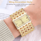 Luxury Womens Silver Gold Bracelet Watch Fashion Waterproof Wrist Watch With Rhinestones Elegant Gi