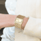 Luxury Womens Silver Gold Bracelet Watch Fashion Waterproof Wrist Watch With Rhinestones Elegant Gi