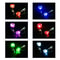 1 Pc Fashion Led Earring Glowing Crystal Stainless Ear Drop Light Up Ear Stud Party Luminous Neon M 3