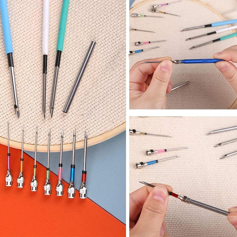 DIY Embroidery Punch Needles Cross Stitch Knitting Art Handmade Tools And Sewing Accessories 7