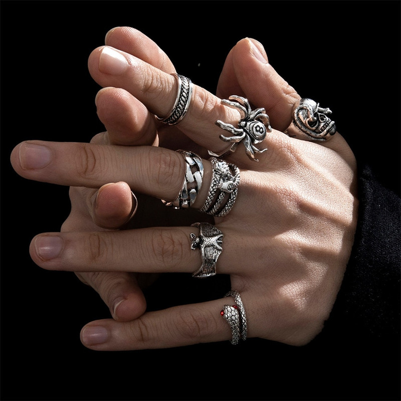 4iTj2023-Gothic-Skeleton-Unisex-Ring-Set-Punk-Grunge-Butterfly-Frog-Woman-Man-Jewelry-Hip-Hop-Party.jpg