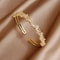 4BxVClassicLuxuryShinyZirconLetterCharmBraceletforWomenFashionBrandJewelryWeddingParty