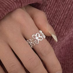 925 sterling silver rings: hip hop vintage couples' fashion jewelry - unique thai silver party accessories for birthdays