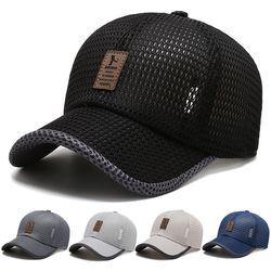 adjustable breathable summer baseball cap | quick dry mesh hat for men & women | outdoor sports running cap