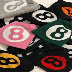 y2k fashion skullies: 9 multi-color jacquard hats for women and men - hip hop knitted caps for wholesale and dropshippin