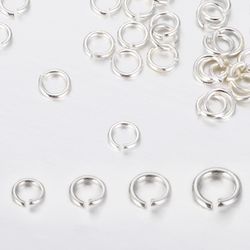 925 Sterling Silver Jump Rings 3-6mm: 30-60pcs Split Rings for DIY Jewelry Making - Earrings & Bracelets Findings