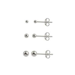 925 Sterling Silver CANNER Earrings: 2/3/4mm Gold-Plated Small Studs for Women's Fashion Jewelry & Gifts