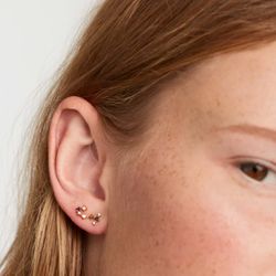 high-quality 925 sterling silver zodiac earrings: fashion charm & birthday gifts for women - free shipping