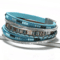 Boho Multilayer Leather Bracelet Set For Men And Women Adjustable Wristband Bangle Jewelry Gift 2