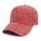 Corduroy Baseball Cap For Men Women Vintage Cotton Solid Color Sunhat Sport Snapback Caps For Autu 2