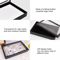 100 Slot Ring Box Jeweller Display Organiser Tray Holder Leather Ring Storage Case For Earrings Jew 1
