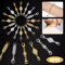 16Pcs Magnetic Lobster Clasp Claw Hook Set Strong Snap ConverterJewelry Necklace Making Secure Magn 0