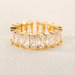 adjustable gold stainless steel rings for women: aesthetic couple jewelry, punk embossed wide band