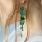 Bohemian Green Vine Bridal Headband Crystal Headdress Hair Ornaments For Wedding Special Occasions 2