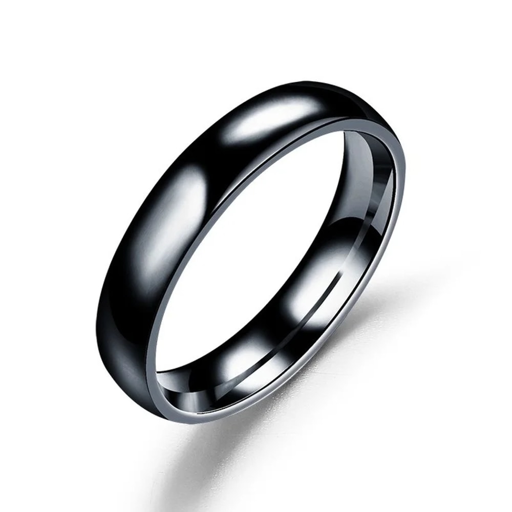 Titanium Wedding Ring For Women And Men Simple Band Hypoallergenic High Polished Couple Jewelry 7