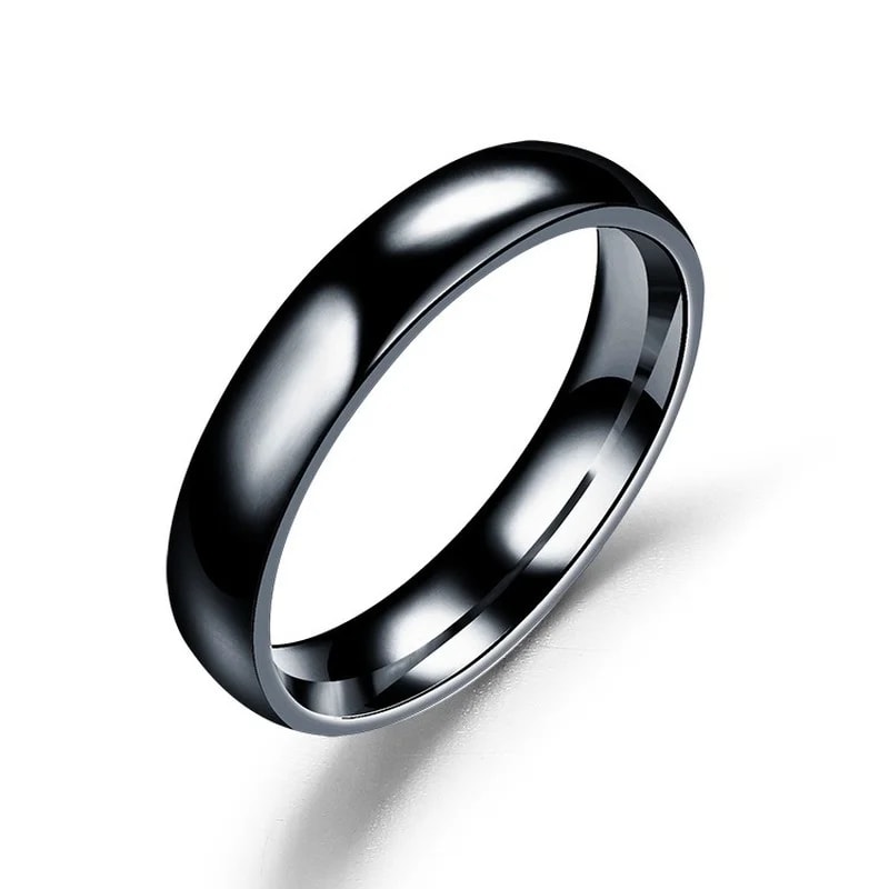 Titanium Wedding Ring For Women And Men Simple Band Hypoallergenic High Polished Couple Jewelry 7