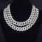 High Quality Heavy Chunky Necklace Stone Men Jewelry Hip Hop Micro Pave Cuban 1