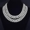 High Quality Heavy Chunky Necklace Stone Men Jewelry Hip Hop Micro Pave Cuban 1