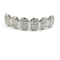 Iced Out CZ Stones Teeth Grillz Fashion Hip Hop Gold Silver Color Top Bottom Braces For Jewelry Gif 3
