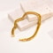 Fashion Jewelry Gifts Gold Stainless Steel Cuban Link Chain Bracelet For Women 4