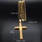 Stainless Steel Jesus Christ Cross Necklace For Men Women Big Hip Hop Gold Plated Necklaces Birthda 4