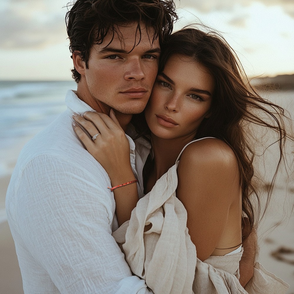 Dainty Red Carnelian Bracelet Small Square Agate Gold Plated Copper Braided Bracelet For Women 3